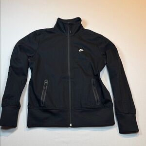 NIKE WOMENS ZIP UP JACKET LARGE 100% COTTON